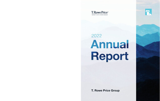 Thumbnail T. Rowe Price
 Annual Report 2022