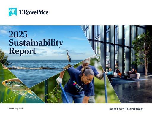 Miniature T. Rowe Price
 Rapport de durabilité 2025