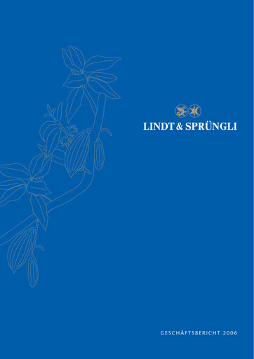 Thumbnail Chocoladefabriken Lindt & Sprüngli Annual Report 2006