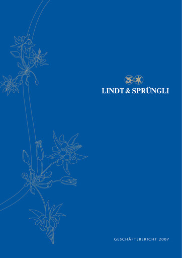 Thumbnail Chocoladefabriken Lindt & Sprüngli Annual Report 2007