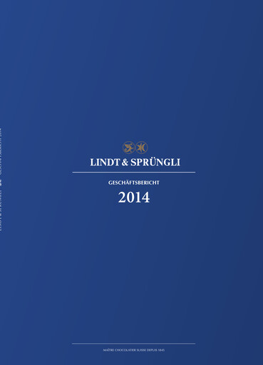 Thumbnail Chocoladefabriken Lindt & Sprüngli Annual Report 2014