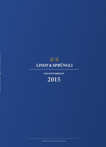 Thumbnail Chocoladefabriken Lindt & Sprüngli Annual Report 2015
