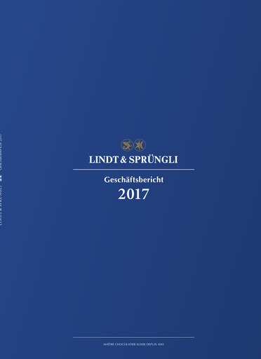 Thumbnail Chocoladefabriken Lindt & Sprüngli Annual Report 2017