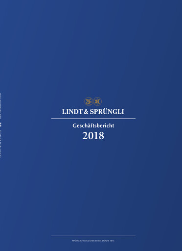 Thumbnail Chocoladefabriken Lindt & Sprüngli Annual Report 2018