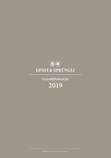Thumbnail Chocoladefabriken Lindt & Sprüngli Annual Report 2019