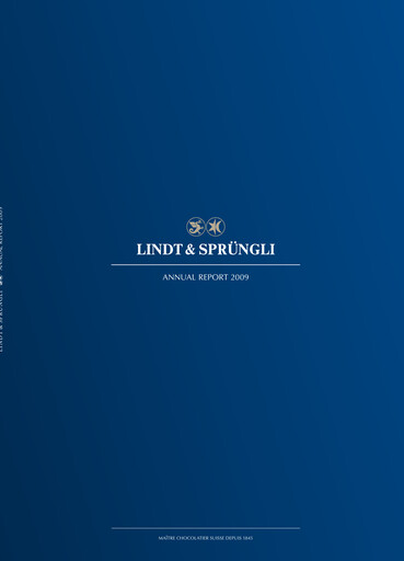 Thumbnail Chocoladefabriken Lindt & Sprüngli Annual Report 2009