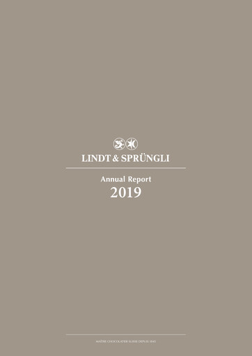 Thumbnail Chocoladefabriken Lindt & Sprüngli Annual Report 2019