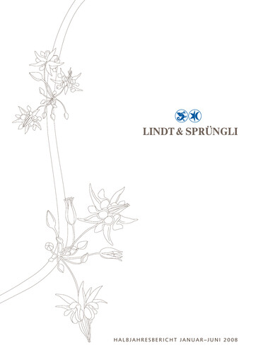 Thumbnail Chocoladefabriken Lindt & Sprüngli Half-year Report 2008-h1