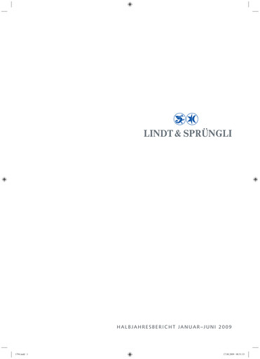 Thumbnail Chocoladefabriken Lindt & Sprüngli Half-year Report 2009-h1