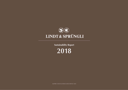 Thumbnail Chocoladefabriken Lindt & Sprüngli Sustainability Report 2018