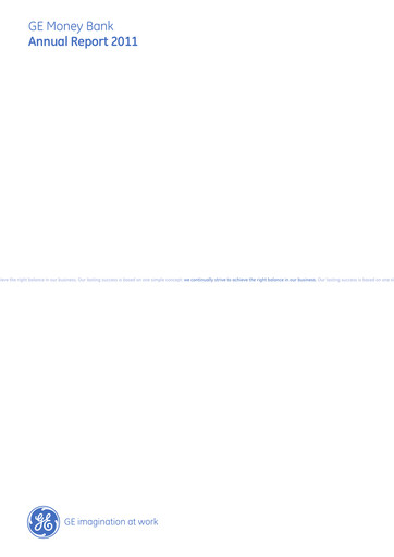 Thumbnail Cembra Money Bank Annual Report 2011