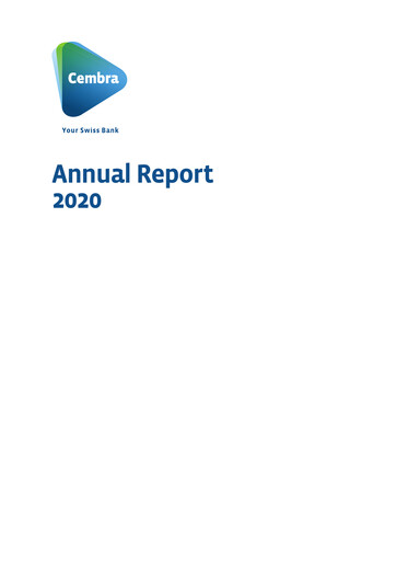 Thumbnail Cembra Money Bank Annual Report 2020