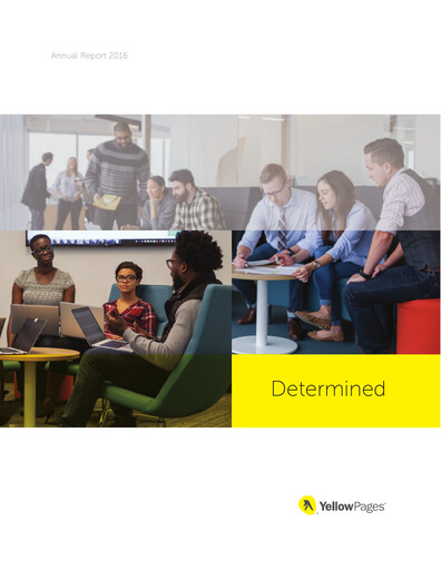 Miniature Yellow Pages (Canada) Rapport annuel 2016