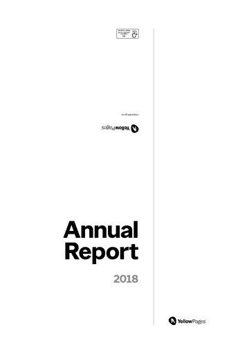 Miniature Yellow Pages (Canada) Rapport annuel 2018