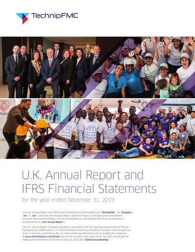 Vorschaubild TechnipFMC
 Jahresbericht 2019