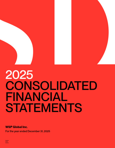 Thumbnail WSP Global
 Financial Statement 2025