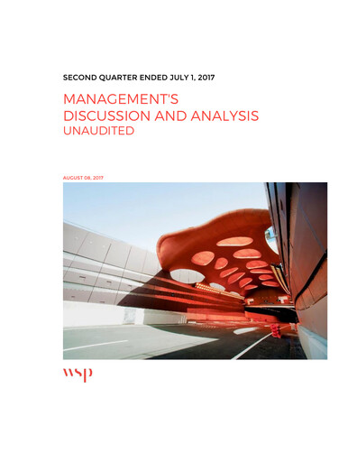 Vorschaubild WSP Global
 Quartalsbericht 2017-q2