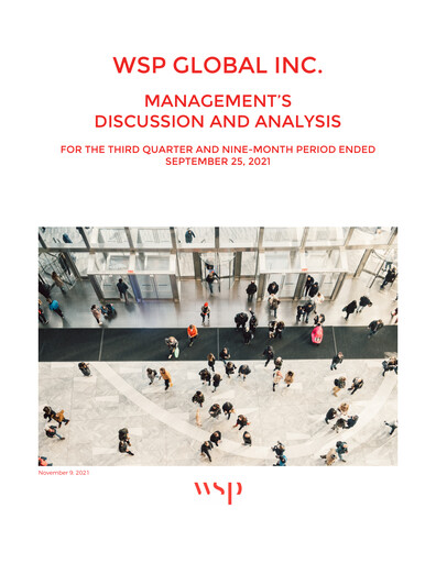 Vorschaubild WSP Global
 Quartalsbericht 2021-q3