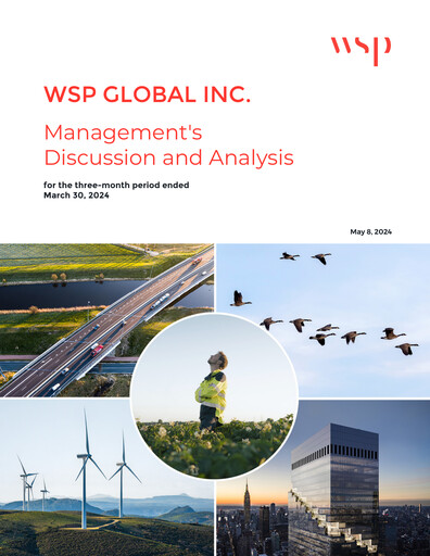 Vorschaubild WSP Global
 Quartalsbericht 2024-q1