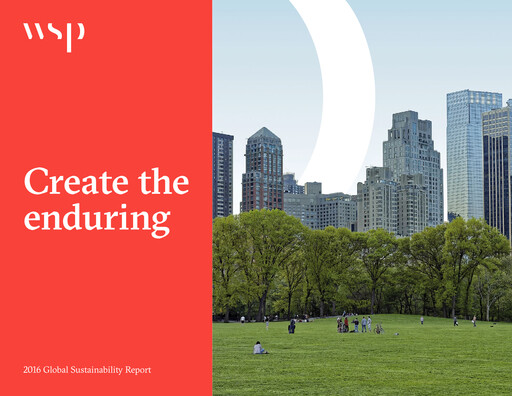 Thumbnail WSP Global
 Sustainability Report 2016