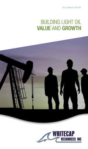 Thumbnail Whitecap Resources Annual Report 2010