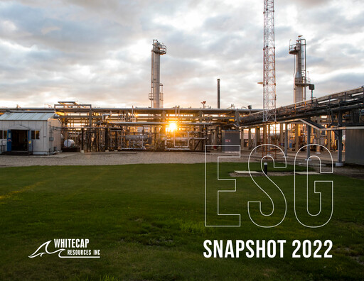Thumbnail Whitecap Resources ESG Report 2022