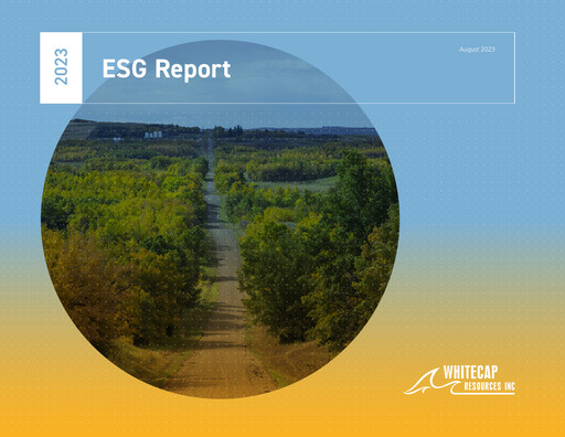 Thumbnail Whitecap Resources ESG Report 2023