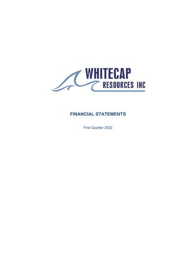 Thumbnail Whitecap Resources Quarterly Report 2022-q1