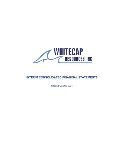 Miniature Whitecap Resources Rapport trimestriel 2024-q2