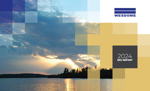 Miniature Wesdome Gold Mines Rapport ESG 2024