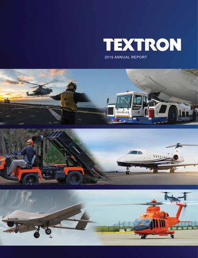 Thumbnail Textron Annual Report 2015
