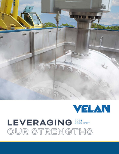 Thumbnail Velan Annual Report 2025