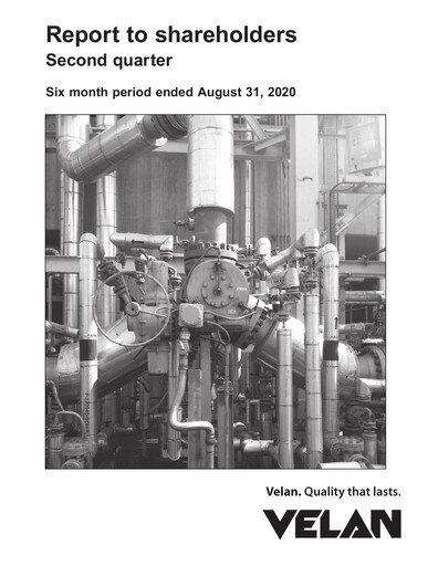 Thumbnail Velan Quarterly Report 2021-q2