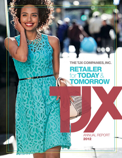 Miniature TJX Companies Rapport annuel 2012