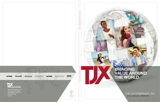 Miniature TJX Companies Rapport annuel 2013