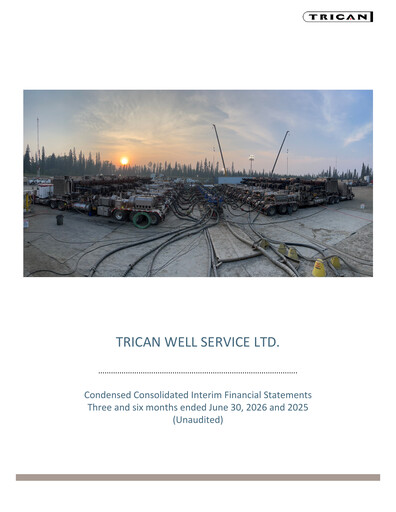 Thumbnail Trican Well Service Quarterly Report 2026-q2