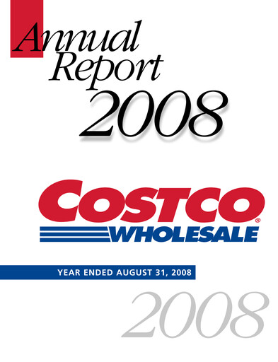 Thumbnail Costco Annual Report 2008