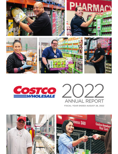 Thumbnail Costco Annual Report 2022