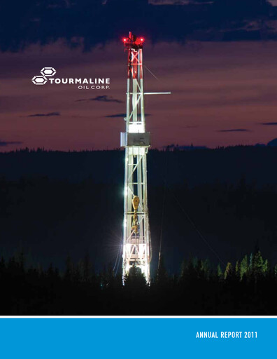 Thumbnail Tourmaline Oil
 Annual Report 2011