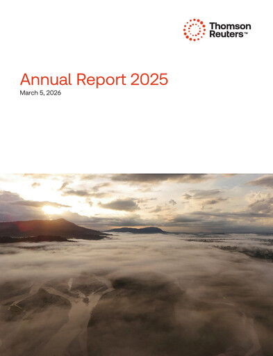Thumbnail Thomson Reuters
 Annual Report 2025