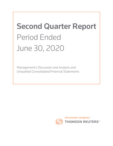 Thumbnail Thomson Reuters
 Quarterly Report 2020-q2