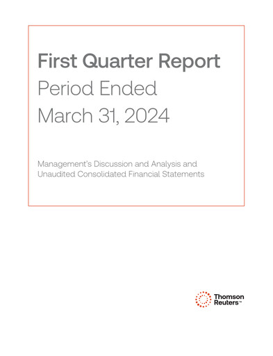 Thumbnail Thomson Reuters
 Quarterly Report 2024-q1