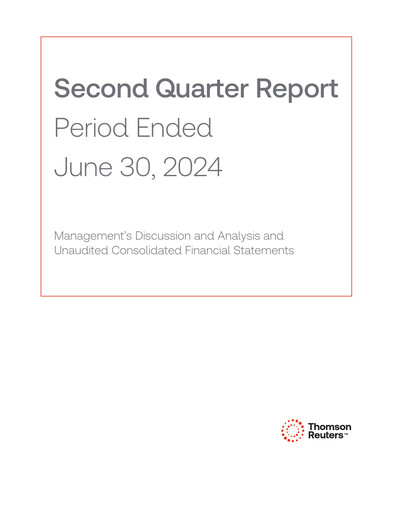 Thumbnail Thomson Reuters
 Quarterly Report 2024-q2