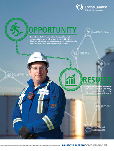 Miniature TC Energy
 Rapport annuel 2013