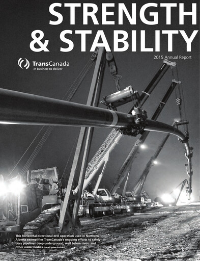 Miniature TC Energy
 Rapport annuel 2015