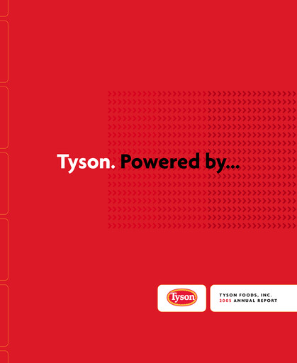 Thumbnail Tyson Foods
 Annual Report 2005
