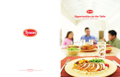 Thumbnail Tyson Foods
 Annual Report 2006