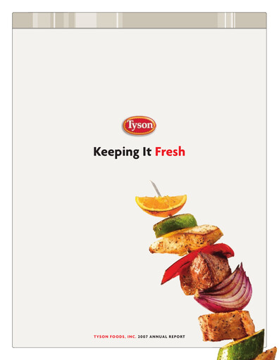 Thumbnail Tyson Foods
 Annual Report 2007