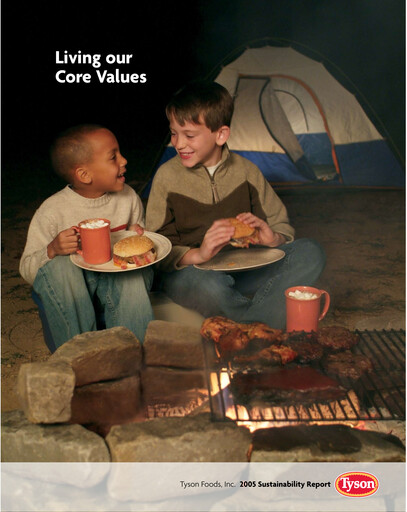 Thumbnail Tyson Foods
 Sustainability Report 2005
