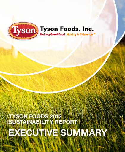 Thumbnail Tyson Foods
 Sustainability Report 2012